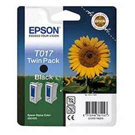 Epson T017 | C13T01740210 картридж струйный [C13T01740210] черный 2 x 600 стр (оригинал) 