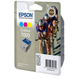 Epson T005 | C13T00501110 картридж струйный [C13T00501110] цветной 570 стр (оригинал) 
