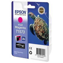 Epson T1573 | C13T15734010 картридж струйный [C13T15734010] пурпурный 850 стр (оригинал) 