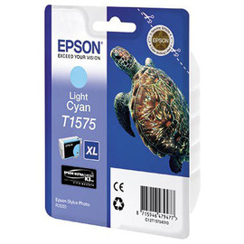 Epson T1575 | C13T15754010 картридж струйный [C13T15754010] светло-голубой 850 стр (оригинал) 