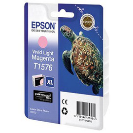 Epson T1576 | C13T15764010 картридж струйный [C13T15764010] светло-пурпурный 850 стр (оригинал) 