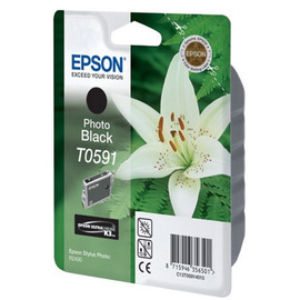 Картридж струйный Epson T0591 | C13T05914010 черный 450 стр