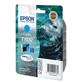 Картридж струйный Epson T1032 | C13T10324A10 голубой 980 стр