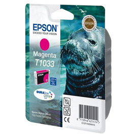 Epson T1033 | C13T10334A10 картридж струйный [C13T10334A10] пурпурный 675 стр (оригинал) 