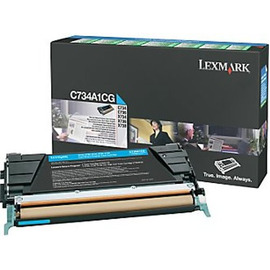 Картридж лазерный Lexmark C734A1CG голубой 6 000 стр