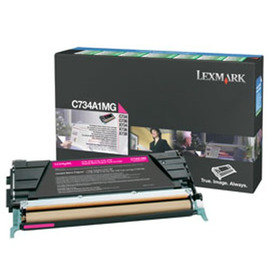 Картридж лазерный Lexmark C734A1MG пурпурный 6 000 стр