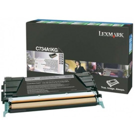 Lexmark C734A1KG картридж лазерный [C734A1KG] черный 8 000 стр (оригинал) 