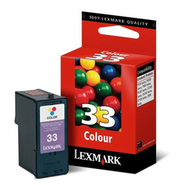 Lexmark 33 | 18CX033E картридж струйный [18CX033E] цветной 190 стр (оригинал) 