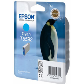 Картридж струйный Epson T5592 | C13T55924010 голубой 515 стр