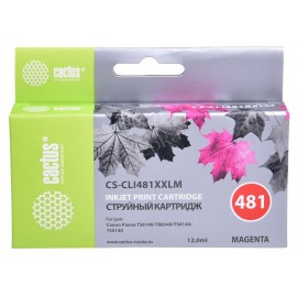 Картридж струйный Cactus-PR CS-CLI481XXLM пурпурный 12 мл