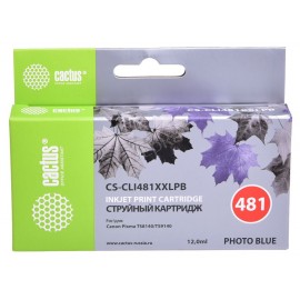 Картридж струйный Cactus CS-CLI481XXLPB фото-голубой 12 мл