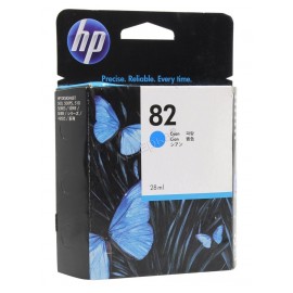 Картридж струйный HP 82 | CH566A голубой 28 мл