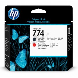 HP 774 | P2V97A печатающая головка [P2V97A] матовый-черный + красный 12000 стр (оригинал) 