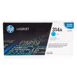 HP 314A | Q7561A картридж лазерный [Q7561A] голубой 3500 стр (оригинал) 