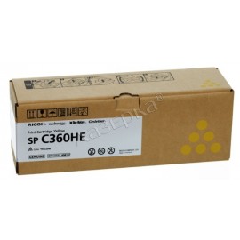 Ricoh SP C360HEY | 408187 картридж лазерный [408187] желтый 6000 стр (оригинал) 