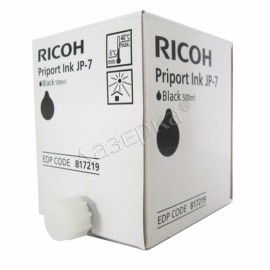 Краска для дупликатора Ricoh Type JP-7 | 817219 черный 500 мл