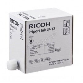 Ricoh JP-12 | 817104 краска для дупликатора [817104] черный 5 x 600 мл (оригинал) 