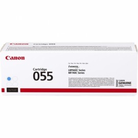 Картридж лазерный Canon 055C | 3015C002 голубой 2100 стр