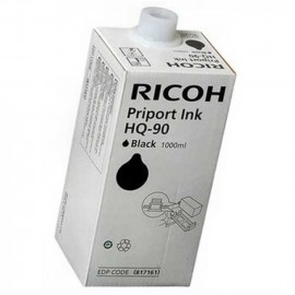 Краска для дупликатора Ricoh Type HQ-90 | 817161 черный 6 x 1000 мл