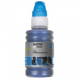 Cactus PR CS-GT52C чернила [HP GT-52 | M0H54AE] голубой 100 мл 