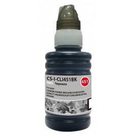 Чернила Cactus CS-I-CLI451BK черный 100 мл