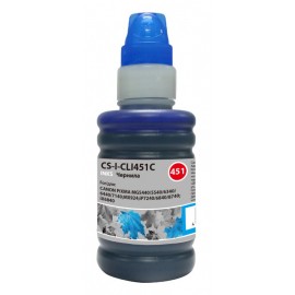 Cactus CS-I-CLI451C чернила [Canon CLI-451C | 6524B001] голубой 100 мл 