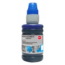 Cactus PR CS-I-CLI481C чернила [Canon CLI-481C | 2098C001] голубой 100 мл 