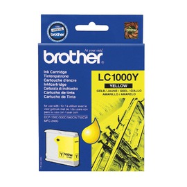 Картридж Brother LC-1000Y [LC1000Y] 500 стр, желтый