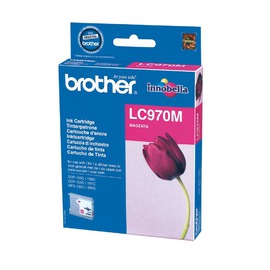 Brother LC-970M картридж струйный [LC970M] пурпурный 300 стр (оригинал) 