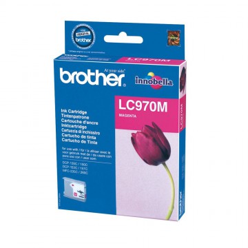 Картридж Brother LC-970M оригинальный струйный картридж Brother [LC970M] 300 стр, пурпурный
