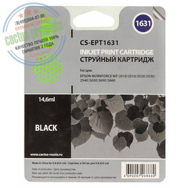 Cactus PR CS-EPT1631 картридж струйный [Epson 16XL | C13T16314010] черный 14,6 мл 