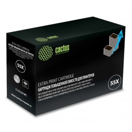Cactus CS-CE255X-MPS картридж лазерный [HP 55X | CE255X] черный 15000 стр 