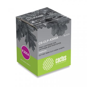 Картридж Cactus CS-CLP-K300A совместимый тонер картридж [Samsung CLP-K300A] 2000 стр, черный