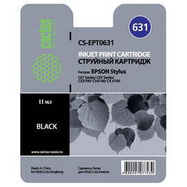 Cactus CS-EPT0631 картридж струйный [Epson T0631 | C13T06314A10] черный 10 мл 