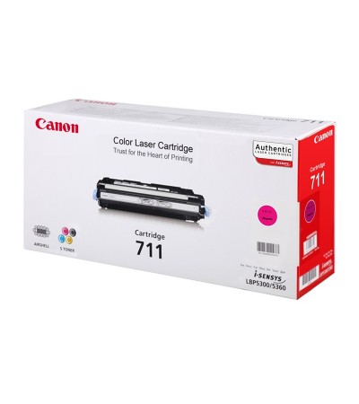 Картридж Canon 711 | 1658B002 оригинальный лазерный картридж Canon [1658B002] 6000 стр, пурпурный