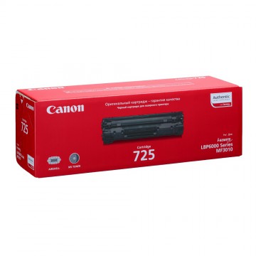Картридж Canon 725 | 3484B005 оригинальный лазерный картридж Canon [3484B005] 1600 стр, черный