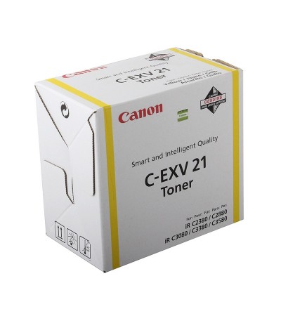 Картридж Canon C-EXV21Y | 0455B002 оригинальный тонер картридж Canon [0455B002] 1400 стр, желтый