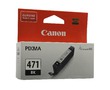Картридж струйный Canon CLI-471BK | 0400C001 черный 370 стр