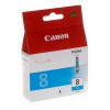 Картридж Canon CLI-8C | 0621B024 оригинальный струйный картридж Canon [0621B024] 420 стр, голубой