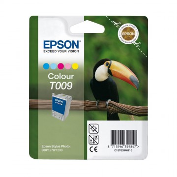 Картридж Epson T009 | C13T00940110 оригинальный струйный картридж Epson [C13T00940110] 330 стр, цветной