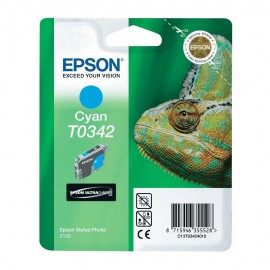 Epson T0342 | C13T03424010 картридж струйный [C13T03424010] голубой 440 стр (оригинал) 