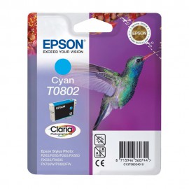 Картридж струйный Epson T0802 | C13T08024011 голубой 480 стр