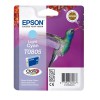 Картридж Epson T0805 | C13T08054011 оригинальный струйный картридж Epson [C13T08054011] 480 стр, светло-голубой