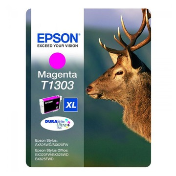 Картридж Epson T1303 | C13T13034010 оригинальный струйный картридж Epson [C13T13034010] 600 стр, пурпурный