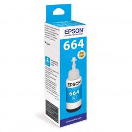 Картридж струйный Epson T6642 | C13T66424A голубой 7500 стр