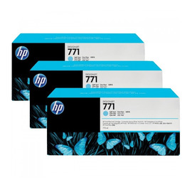 Картридж струйный HP 771 | B6Y36A светло-голубой 3 x 775 мл
