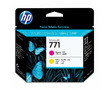 Печатающая головка HP 771 | CE018A пурпурный + желтый 12000 стр