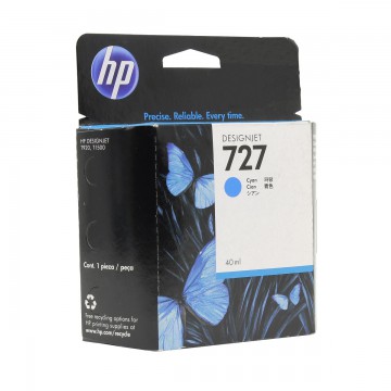 Картридж HP 727 | B3P13A оригинальный струйный картридж HP [B3P13A] 40 мл, голубой
