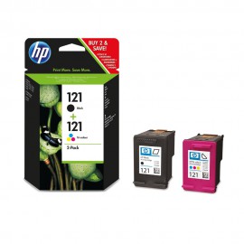 Картридж струйный HP 121 | CN637HE черный + цветной 200 - 165 стр