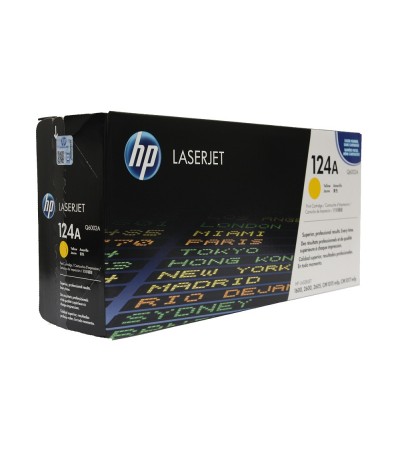 Картридж HP 124A | Q6002A оригинальный лазерный картридж HP [Q6002A] 2000 стр, желтый